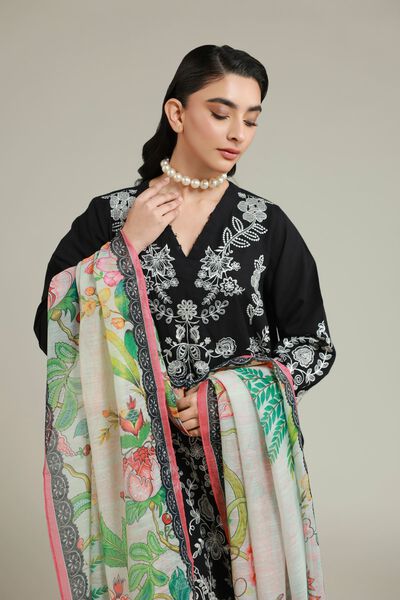 Embroidered | Cambric | Fabrics 3 Piece | AED 230.00