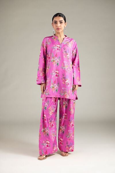 Printed | Polyester Silk | Pants | AED 100.00