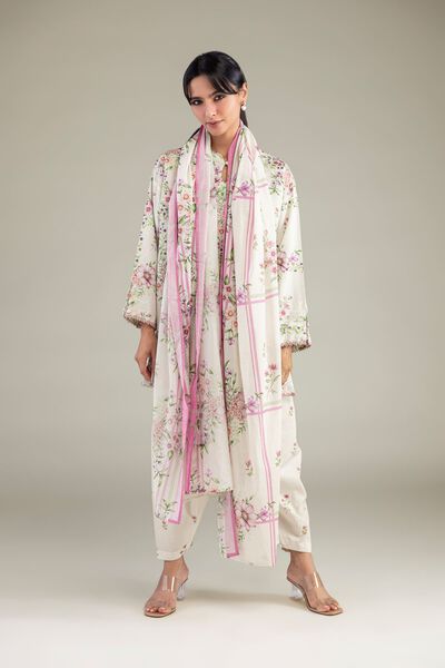 Printed | Cambric | Floral Spring Shalwar | AED 130.00