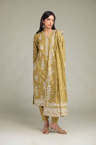 Cambric | Floral Cambric Shalwar | AED 130.00
