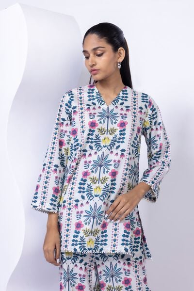 Printed | Cambric | Kurta | AED 24.00