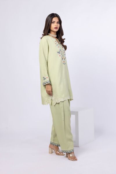 Embroidered | Thai Silk | Pants | AED 46.00