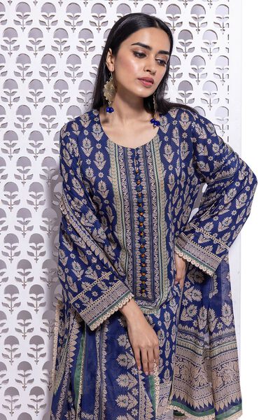 Lawn | Embroidered | Fabrics 3 Piece | AED 120.00