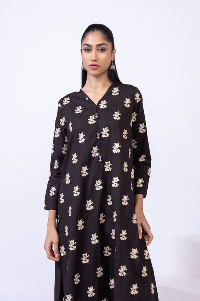 Embroidered | Crosshatch Poplin | Kurta | AED 80.00