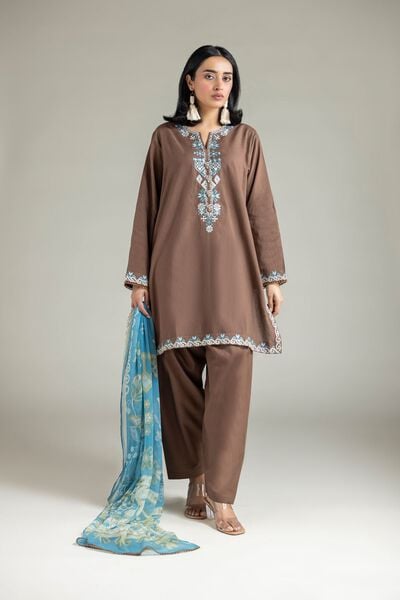 Embroidered | Cambric | Fabrics 3 Piece | AED 200.00