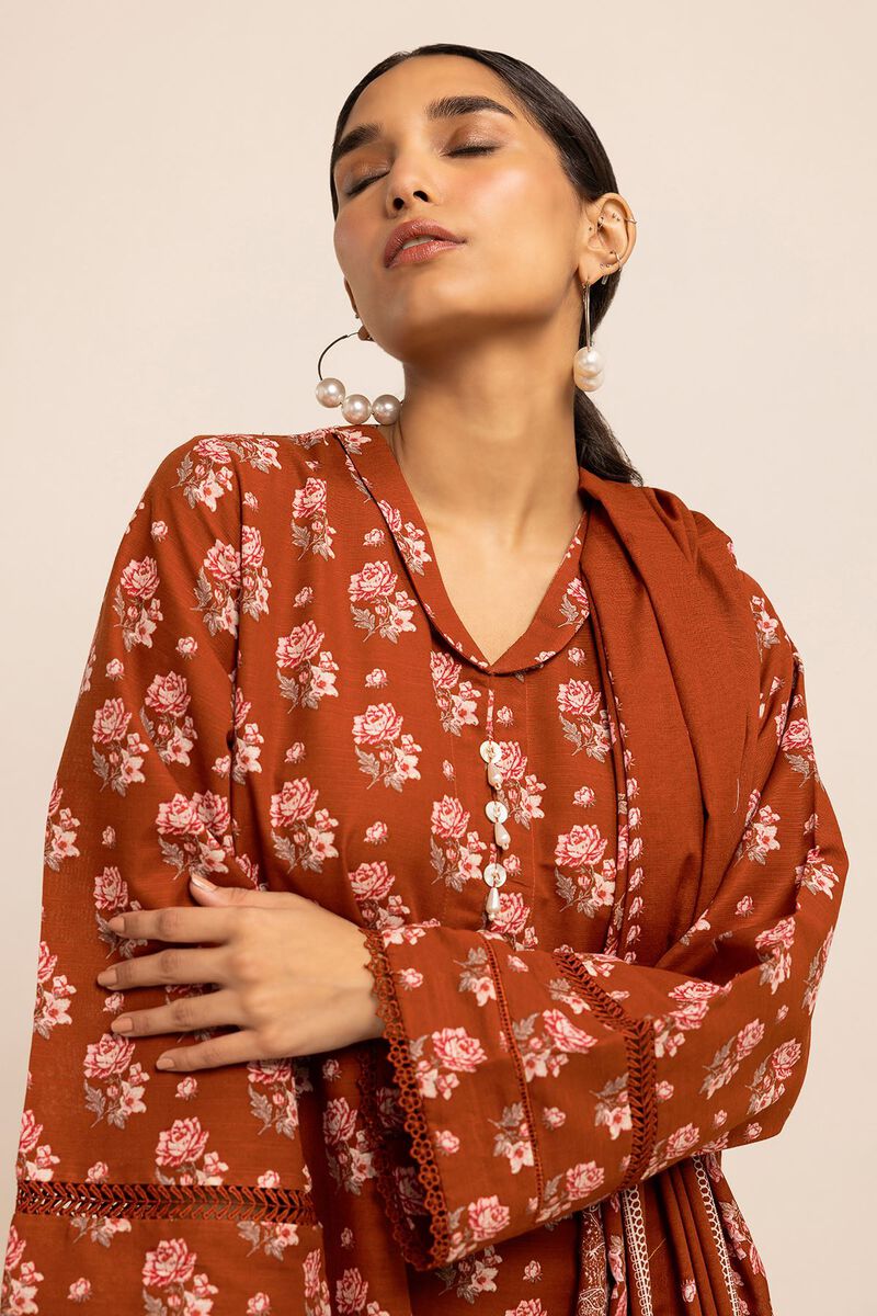 Printed | Khaddar | Fabrics 3 Piece | null