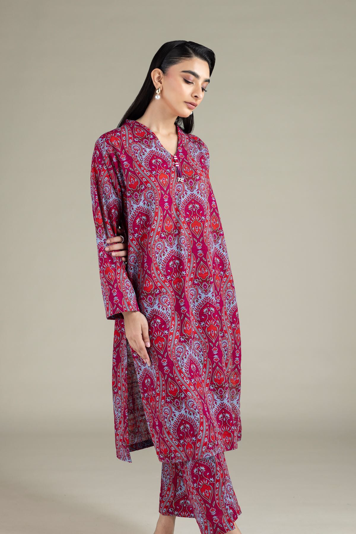 Buy Kurta | 0.0 N/A | 25-04EX14-12TA-VG_MULTI | Khaadi United Arab