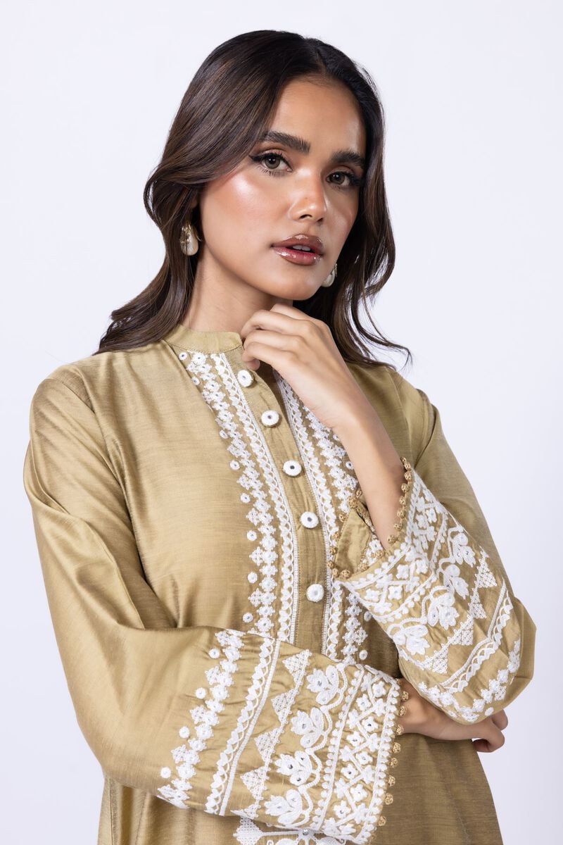 Embroidered | Raw Silk | Kurta | null