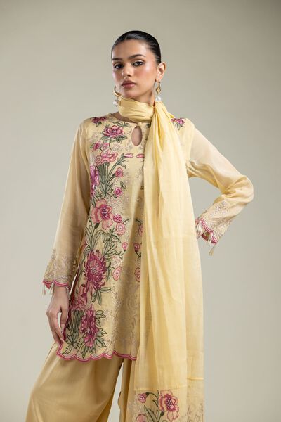 Paper Silk | Short Silk Kurta | AED 140.00