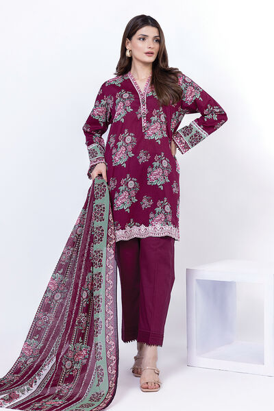 Embroidered | Lawn | Fabrics 3 Piece | AED 180.00