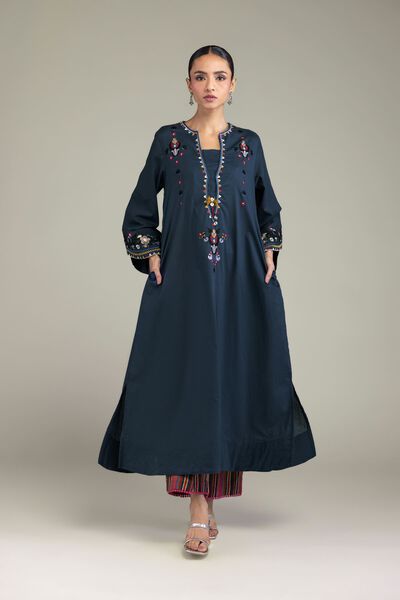 Embroidered | Cambric | Cambric Pants | AED 40.00