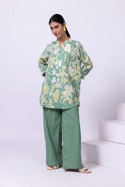 Printed | Ripple Crinkle | Kurta | AED 50.00