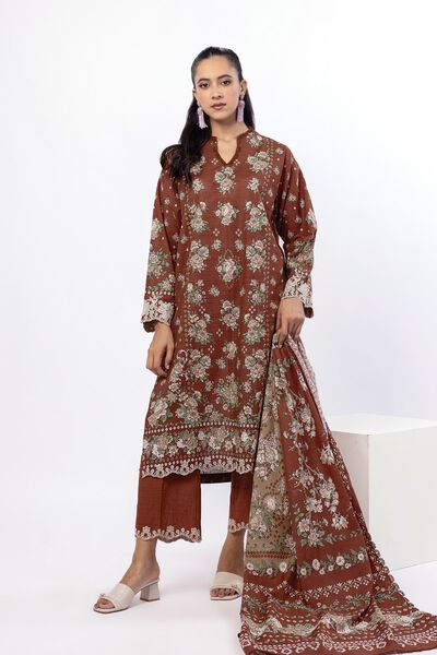 Embroidered | Light Khaddar | Tailored 3 Piece | AED 100.00
