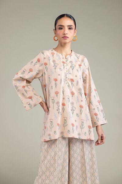Printed | Cambric | Floral Cambric Kurta | AED 100.00