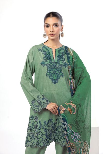 Embroidered | Crosshatch | Fabrics 3 Piece | AED 180.00