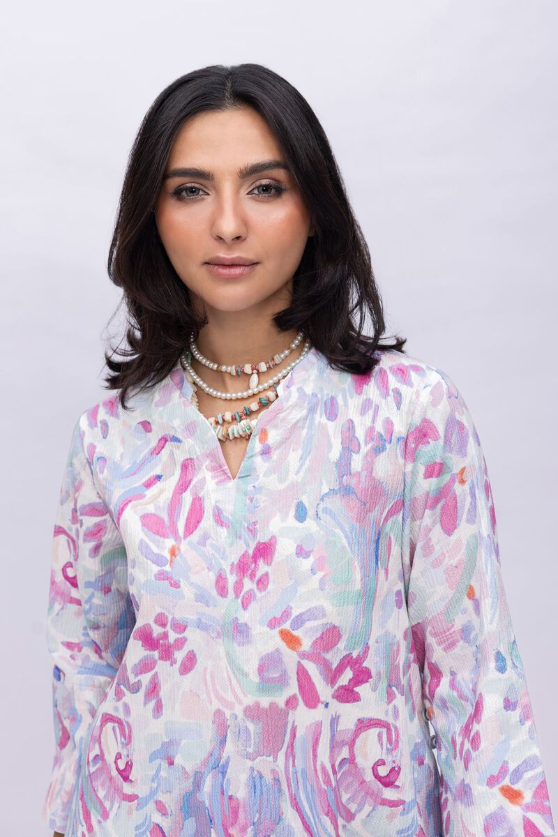 Buy Abstract Cotton Kurta | 0.0 N/A | 25-04E48-02TA-VG_MULTI | Khaadi ...