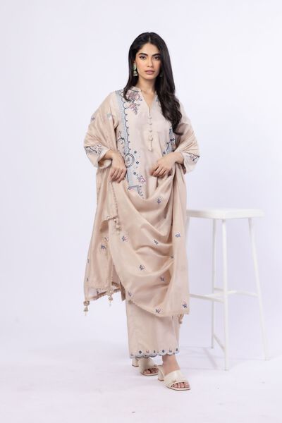 Embroidered | Raw Silk | Pants | AED 50.00