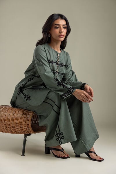 Embroidered | Heavy Textured Cotton | Kurta | AED 250.00