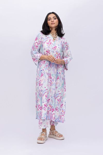 Printed | Ripple Crinkle | Kurta | AED 100.00