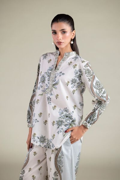 Embroidered | Cambric | Tunic | AED 78.00