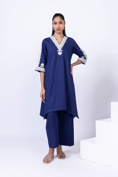 Dyed | Crosshatch Poplin | Pants | AED 30.00