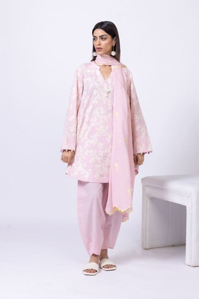 Embroidered | Crosshatch Poplin | Kurta | AED 54.00