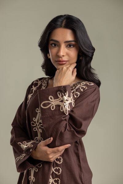 Embroidered | Heavy Textured Cotton | Kurta | AED 230.00