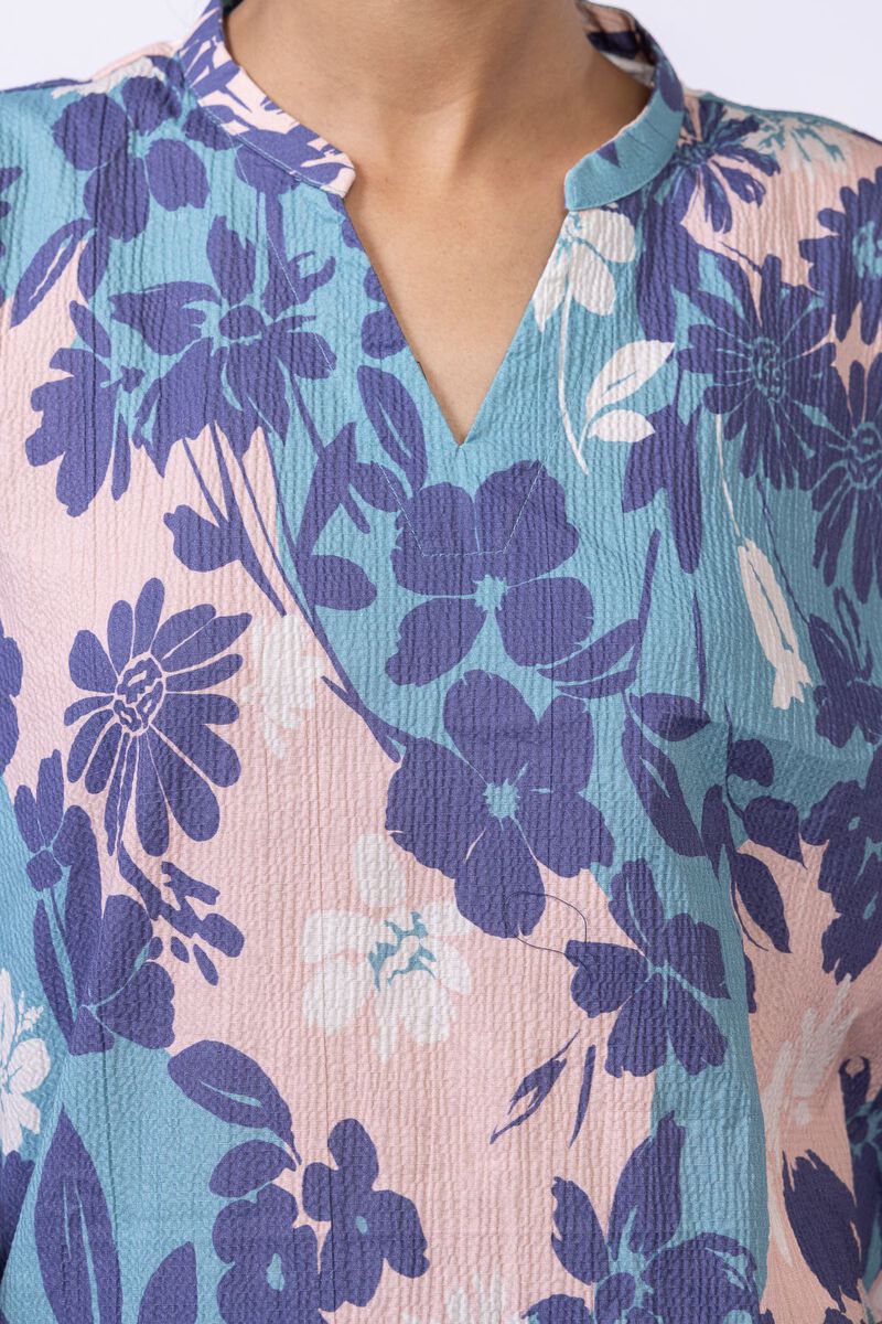 Printed | Ripple Crinkle | Kurta | AED 50.00