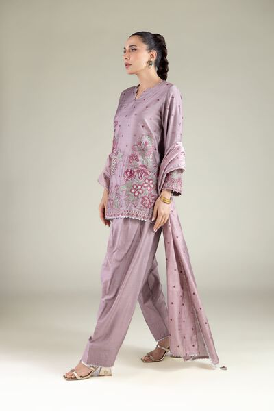 Embroidered | Raw Silk | Farshi Shalwar  | AED 50.00