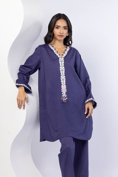 Embroidered | Cambric | Kurta | AED 100.00