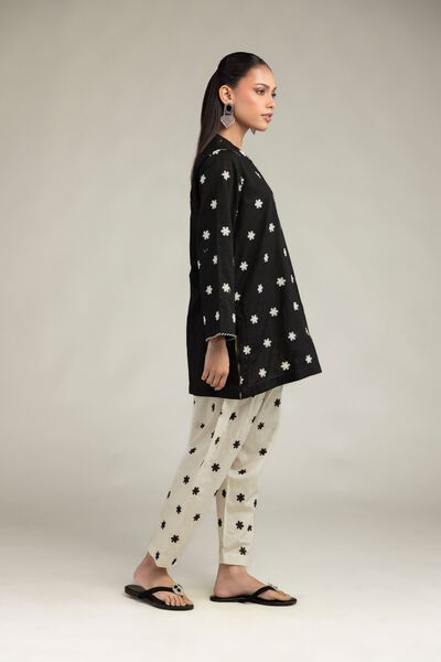 Embroidered | Cotton Dobby | Floral Cotton Shalwar | AED 150.00
