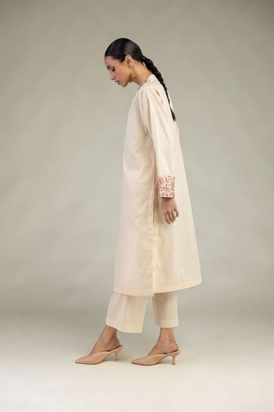 Embroidered | Cambric | Solid Cambric Pants | AED 80.00