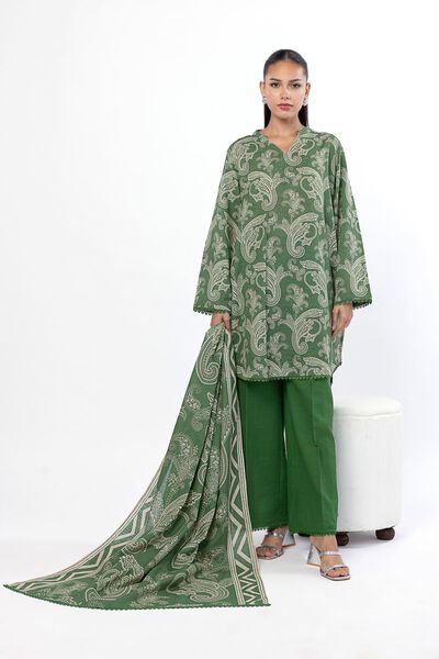 Printed |Khaddar | Fabrics 3 Piece | AED 120.00