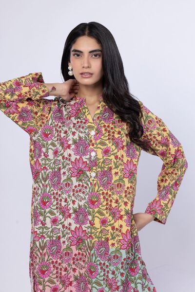 Printed | Ripple Crinkle | Kurta | AED 100.00