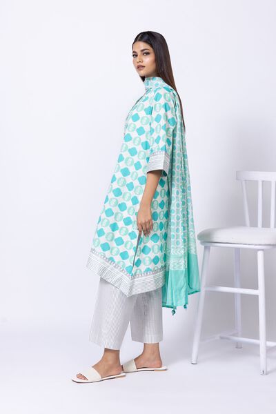 Printed | Crosshatch Poplin | Pants | AED 60.00