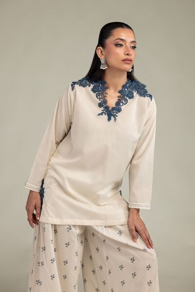 Embroidered | Cambric | Short Cambric Kurta | AED 200.00