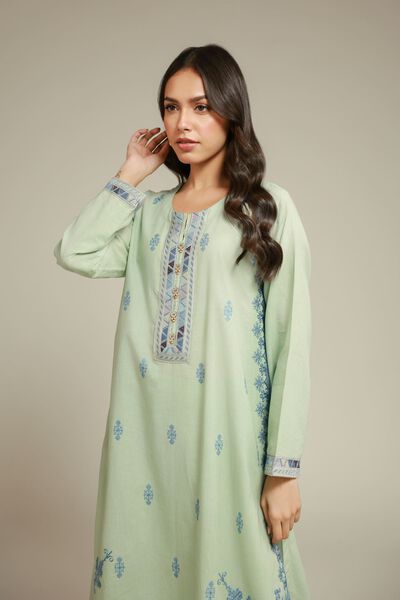 Embroidered | Cambric | Floral 2-Piece Tailored  | AED 120.00