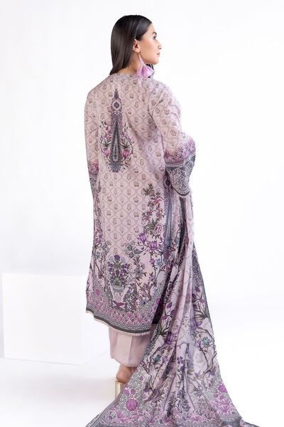 Printed | Slub Lawn | Fabrics 3 Piece | AED 160.00