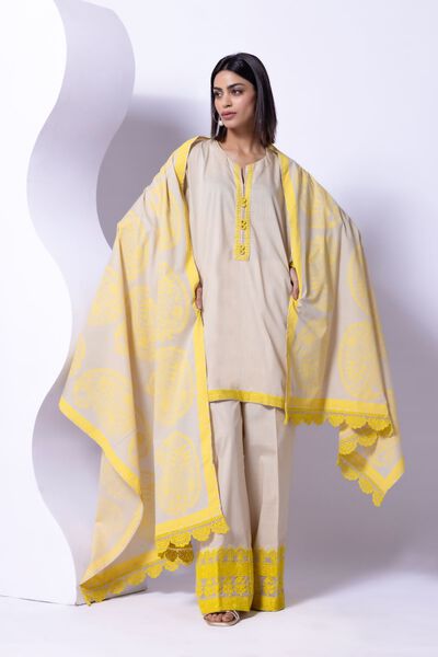 Embroidered | Slub lawn | Dupatta | AED 46.00