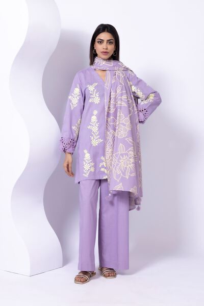 Embroidered | Crosshatch Poplin | Kurta | AED 140.00
