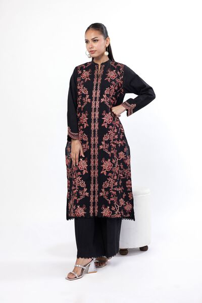 Embroidered | Crosshatch | Tailored 2 Piece | Top and Bottom | AED 90.00