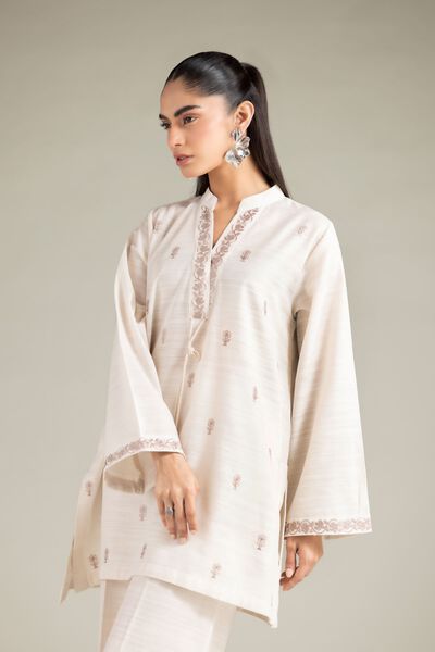 Embroidered | Textured Cotton | Kurta | AED 90.00