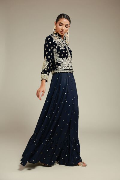 Embroidered | Raw Silk | Pants | AED 132.00