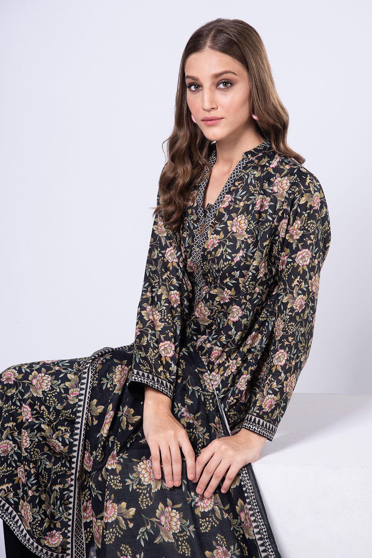 Khaadi lawn 3 piece suit hot sale