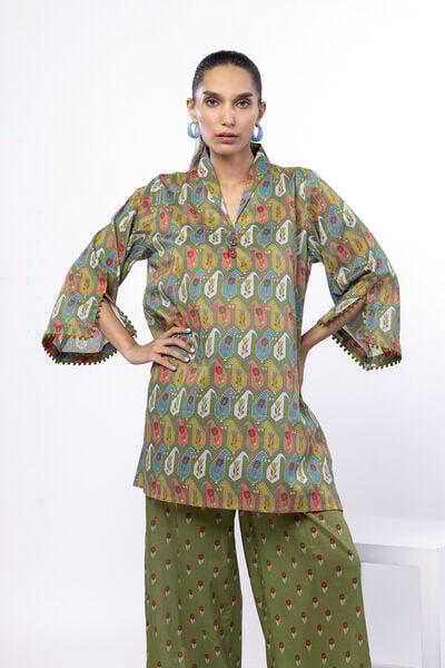 Printed | Lawn | Fabrics 2 Piece | Top and Bottom | AED 100.00