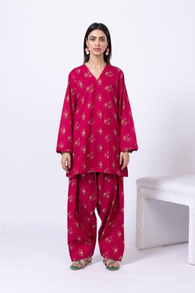 Printed | Crosshatch Poplin | Kurta | AED 60.00