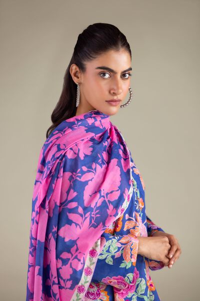 Printed | Lawn | Floral Summer Dupatta | AED 100.00