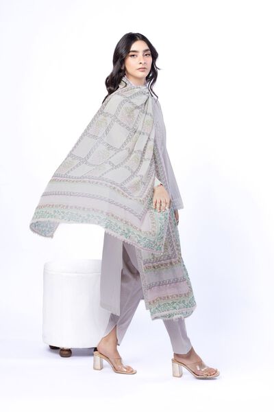 Embroidered | Cotton Dobby | Tailored 3 Piece | AED 300.00