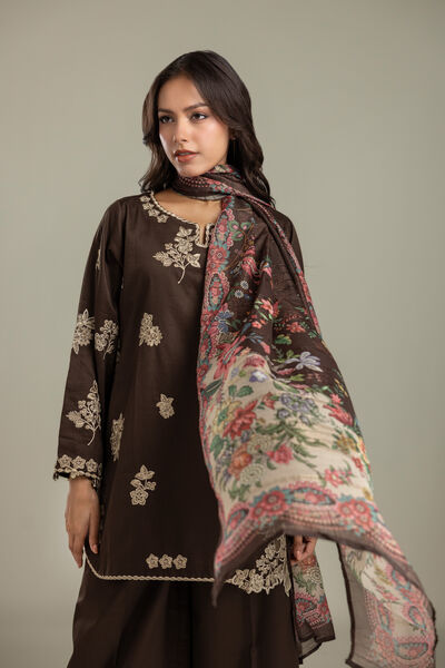 Embroidered | Polyester Silk | Dupatta | AED 130.00