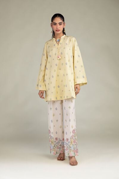 Printed | Cotton Viscose | Floral Cotton Pants | AED 100.00